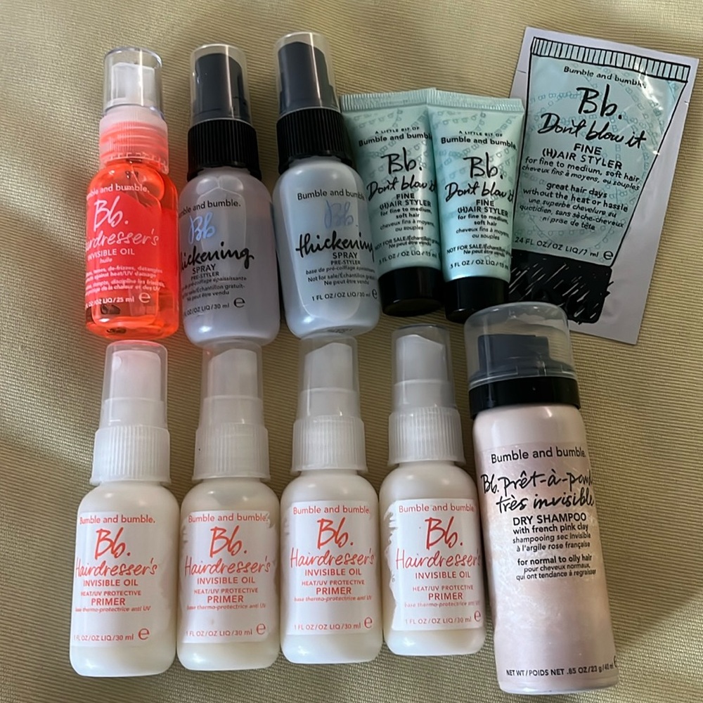Unused Bumble and Bumble travel size product bundle